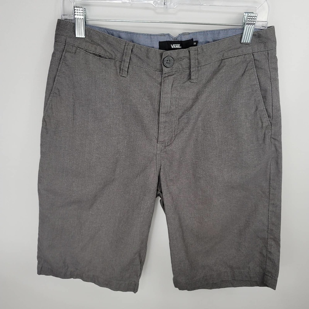 VANS Men's Casual Flat Front Shorts Size 28